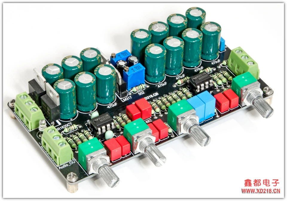 

NE5532/LM4562/OPA2604AQ трехканальная (высокая, средняя и басовая) плата отрицотзывы