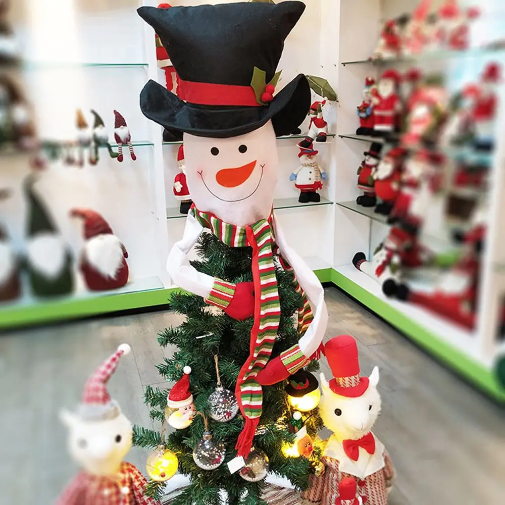 1 шт. украшение снеговика рождественской елки нетканый длинный шарф