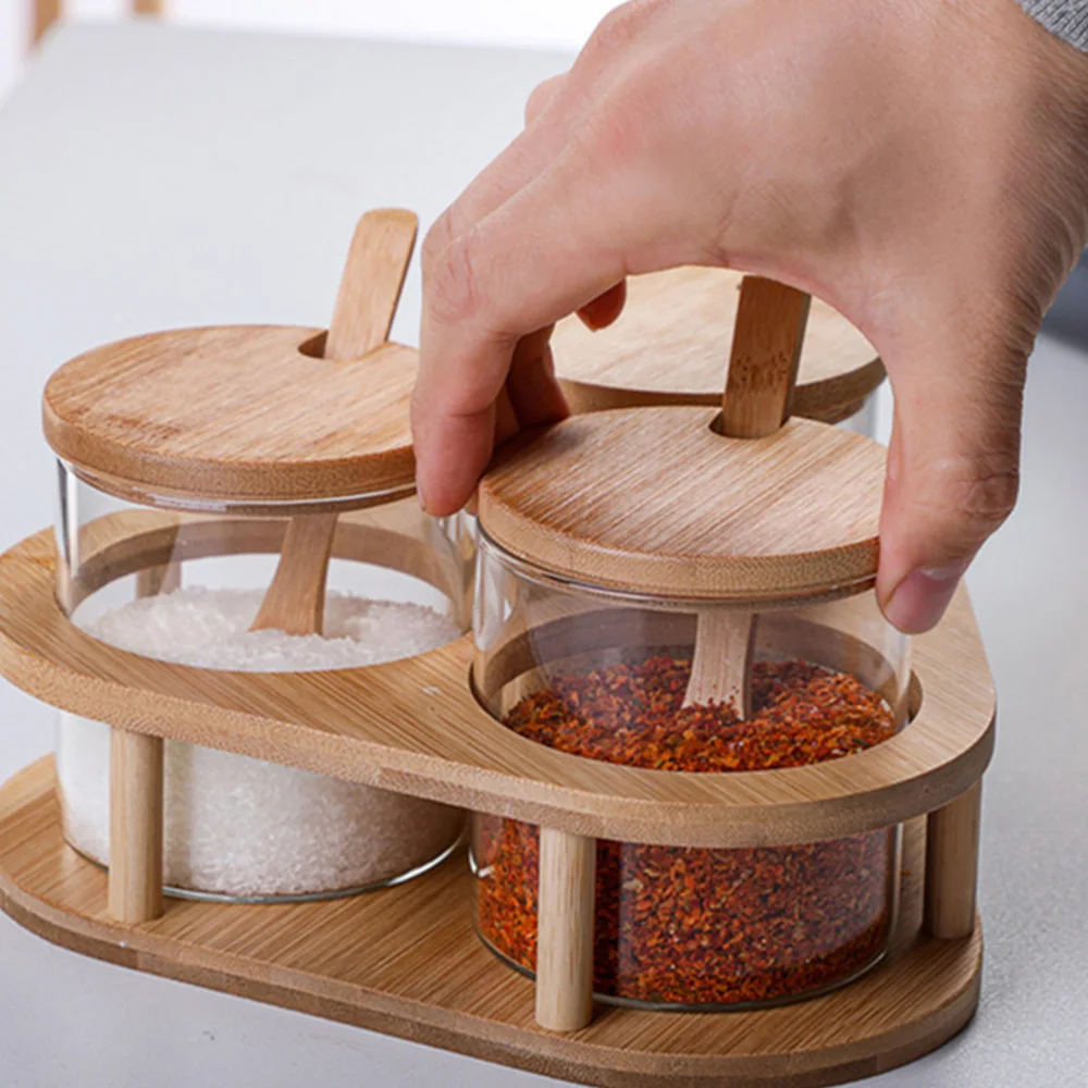 

1 Set Durable Seasoning Can Seasoning Storage Holder for Home (Assorted Color)