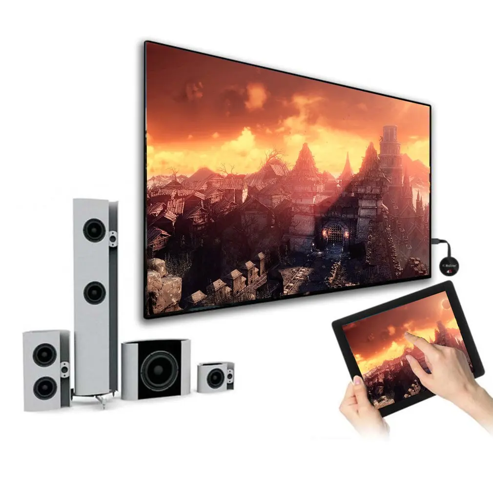 G7 Chromecast хромированный литой ультра 4K цифровой медиа видео поток HDTV WiFi HDMI высокой