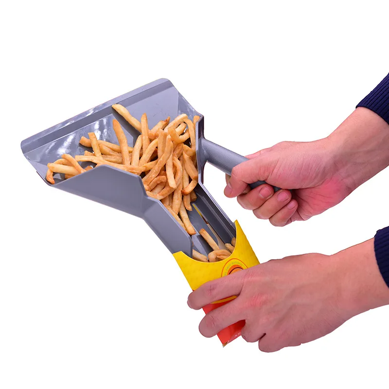 

Useful Chip Scoop Food French Fries Food-grade Plastic Shovel Fry Scoop With Handles Grip