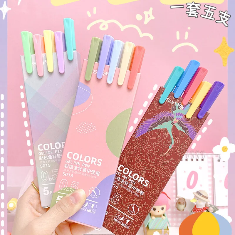 

5 шт., цветные гелевые Чехлы для девочек