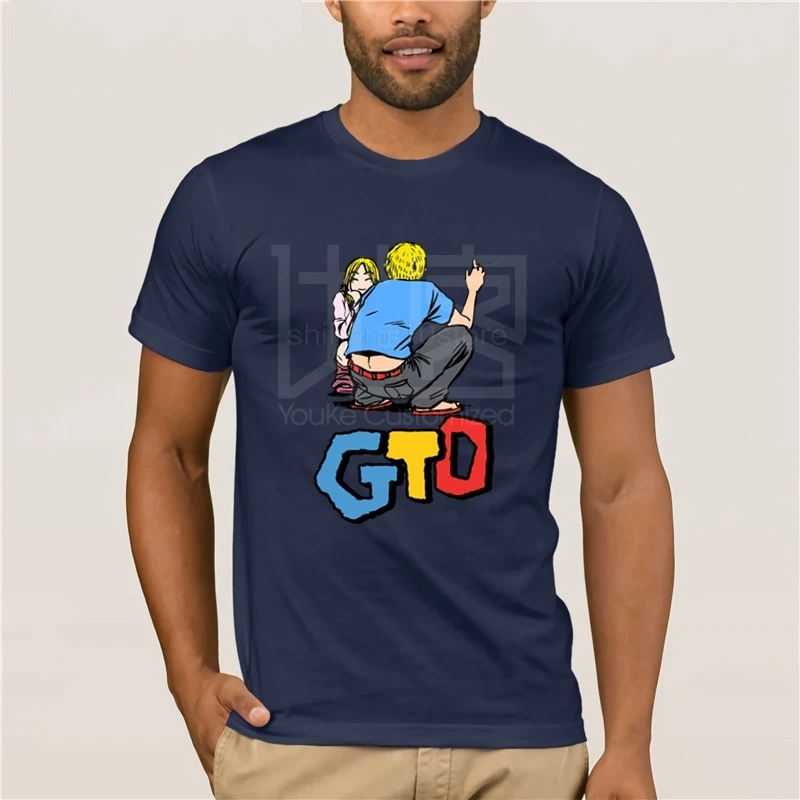 Новое поступление 2019 Мужская футболка с надписью Great Teacher Onizuka GTO Хлопковая