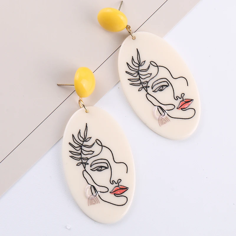 

Oval Drop Earrings for Women Girls 2021 Most Popular Oval Party Birthday Show Christmas Fashion Jewelry Best Gifts for Friends