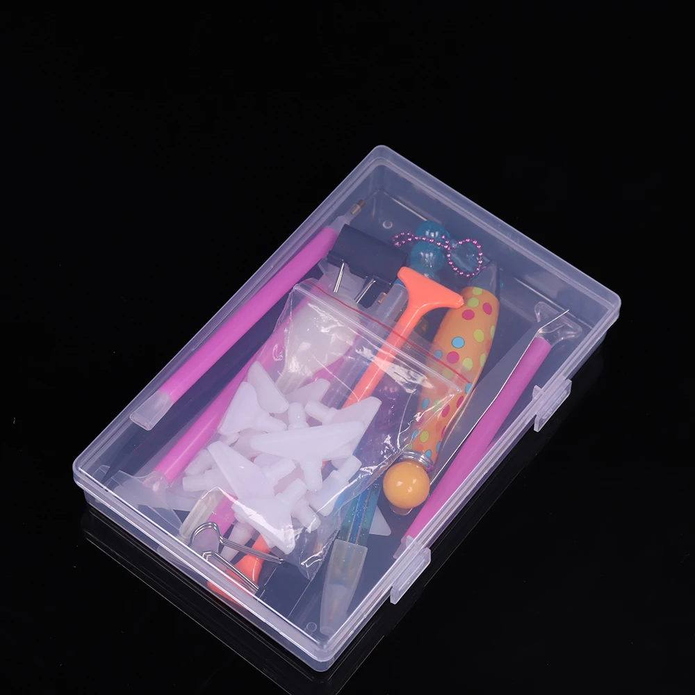 Алмазная мозаика алмазная вышивка пинцет/ручка/клей/набор пластиковых поддонов