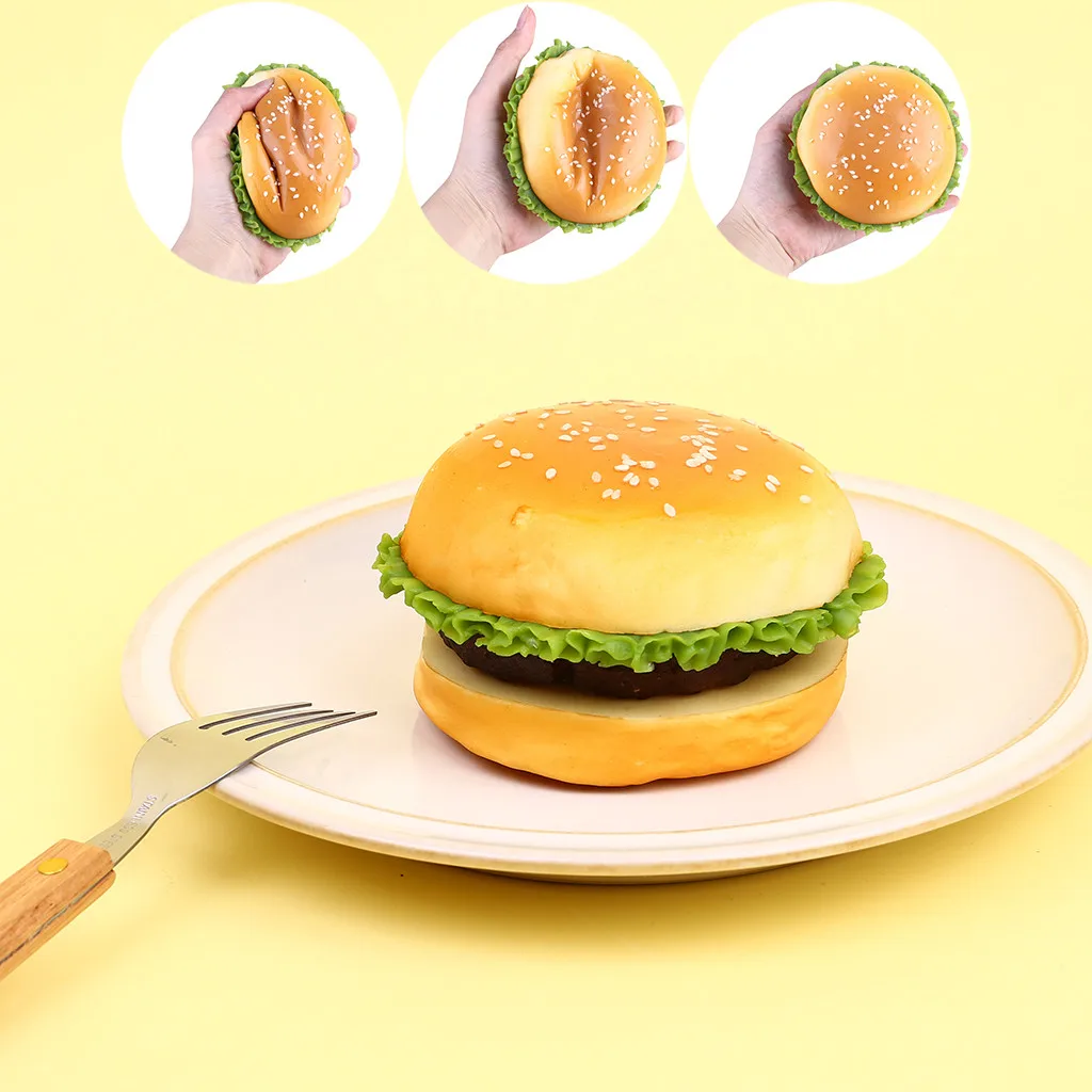 

Simulation Burger Scented Charm Slow Rising Collection Stress Reliever Toys Squeeze Toy Squishy Kawaii Relieve Stress Toy Gifts