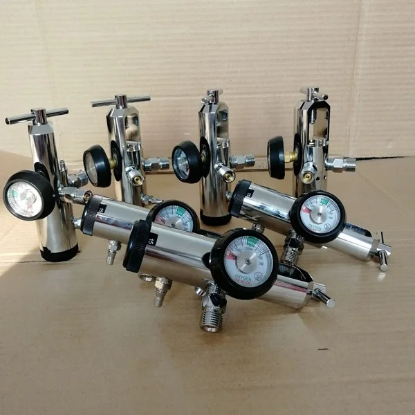 

2-CV CGA870 oxygen regulator for cylinder with Demand valve resuscitation set
