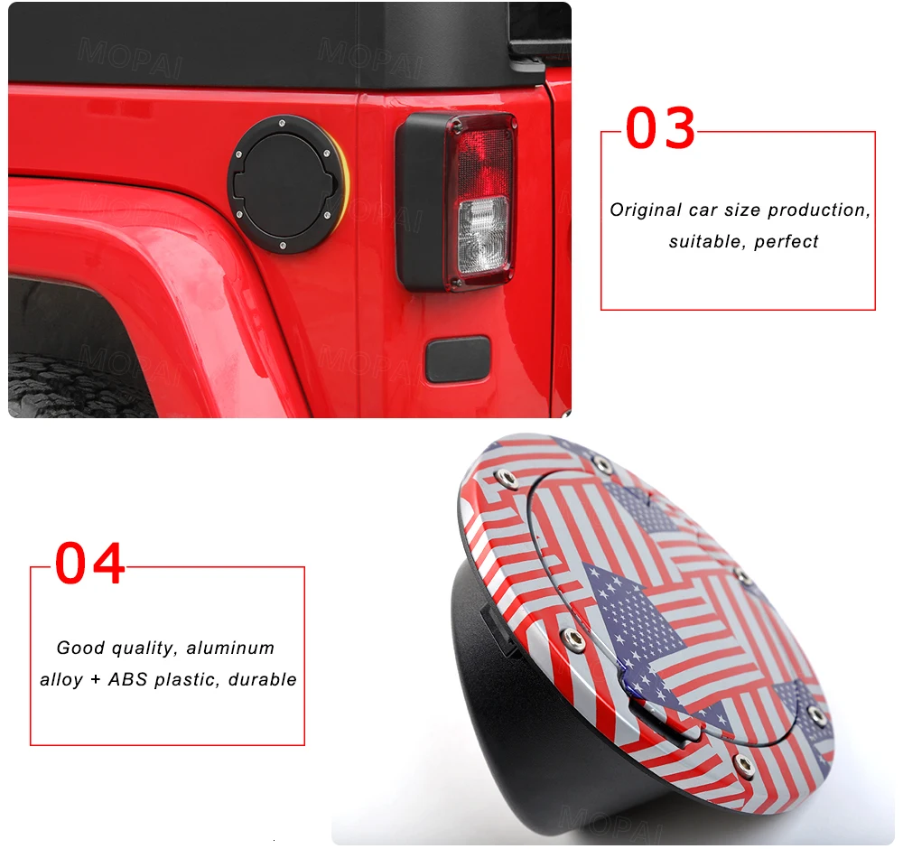 MOPAI крышка бака для Jeep Wrangler JK 2007- автомобильный масляный колпачок крышка топливного бака Крышка для Jeep Wrangler аксессуары для автомобиля Стайлинг