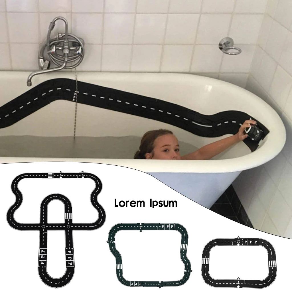 

Road Tape Road Train Track Toy Street Curves Puzzle Game Educational Toys