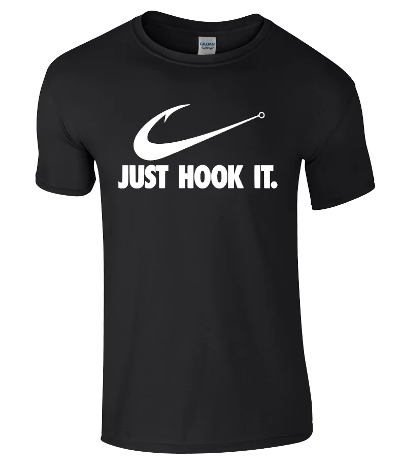 Футболка JUST HOOK IT-Fish Рыбацкая, angl, Удочка на карпа, морской рыбак, лучший подарок, новые футболки, Забавные топы, новые унисекс, Забавные топы