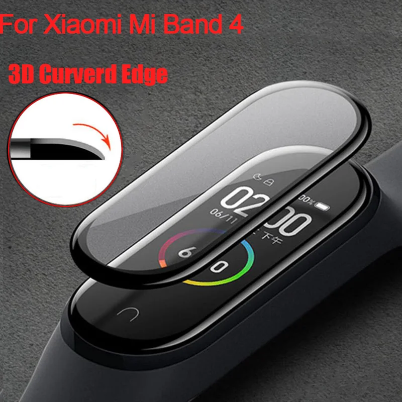 3D Защитная пленка для Xiao mi band 4 ремешок пленка mi band4 mi Band 4 Смарт-часы полная мягкая защита экрана Xio mi band 4 пленка