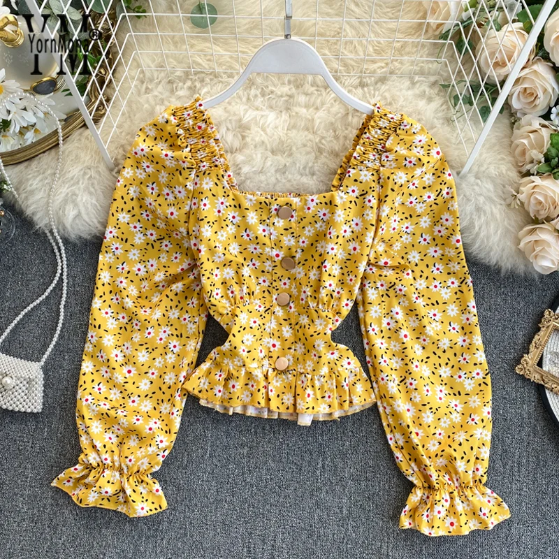 Новинка 2020 года. Модная женская рубашка с цветочным принтом. Сезон весна лето.