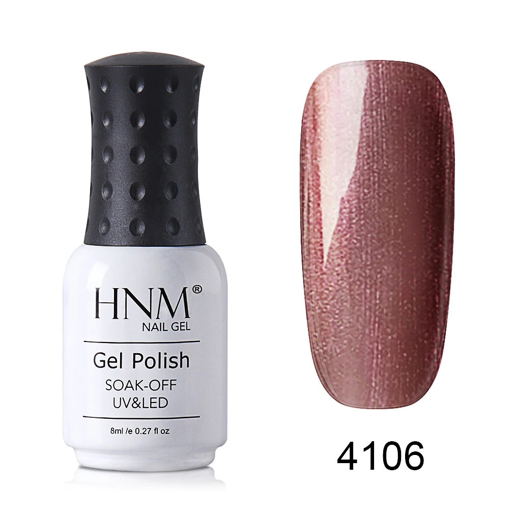 HNM 8 мл Бронза Серии УФ-гель для ногтей DIY нарл искусство впитывающийся Гибридный