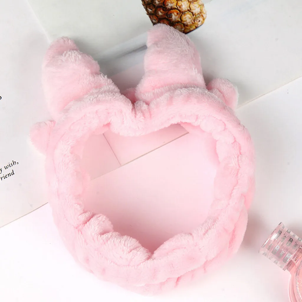 Женские милые коралловые плюшевые утолщенные флисовые эластичные повязки на