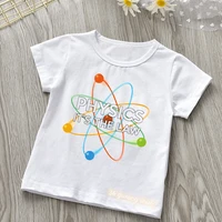 t shirt for boys interesting scientific spherical graphic print boy clothes vogue cute kids tshirt casual teen white yellow tops