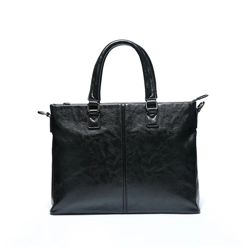 Famous Brand Men Bags Men's Business Briefcase Computer Laptop Handbag Bag Leather Shoulder Messenger bags