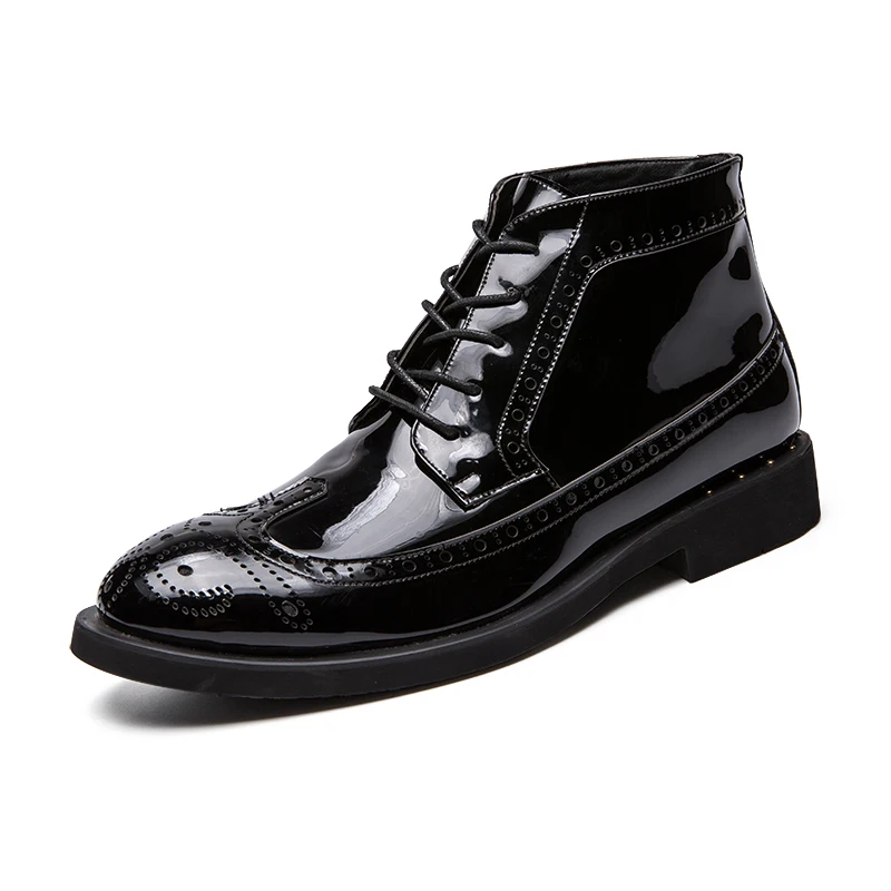 New Autumn winter Men's Dress Boots Business Men Leather shoes Comfortable Outdoor Ankle Casual Shoes | Обувь
