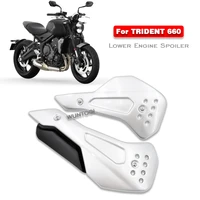 lower engine belly pan for trident 660 motorcycle lower engine spoiler cowling protection fairing bellypan for trident 660 2021