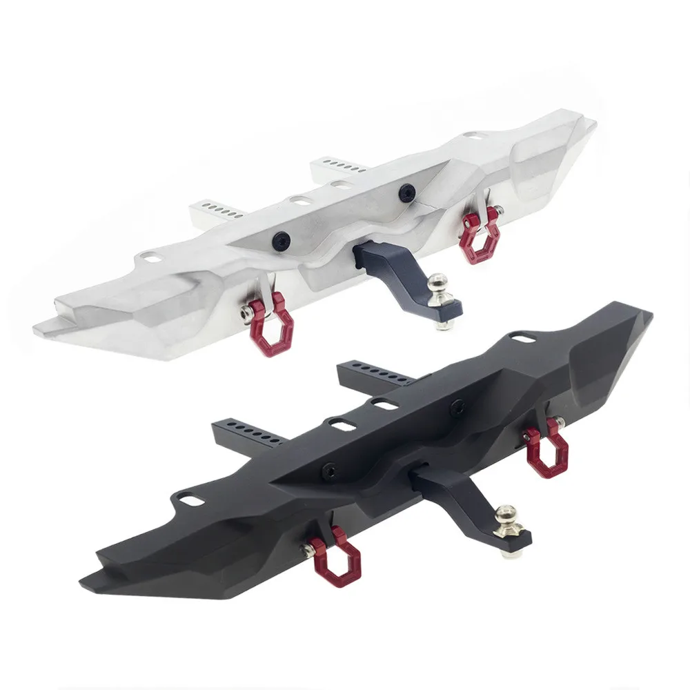 

Climbing Metal Anti-collision Bumper For Axial SCX10 Third Generation 90046 TRX4 Trailer Hook With Light