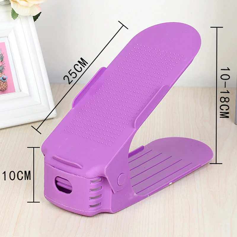 Прочный регулируемый держатель для обуви 10 шт. органайзер экономя пространства