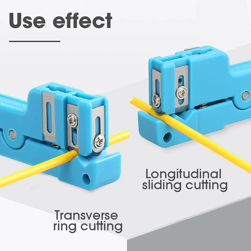 10Pcs Optical Fiber Cable Stripper 45-162 Buffer Tube Stripper FTTH Ideal 45-163 3.2-5.6mm Coaxial Cable Sheath Jacket Cutter