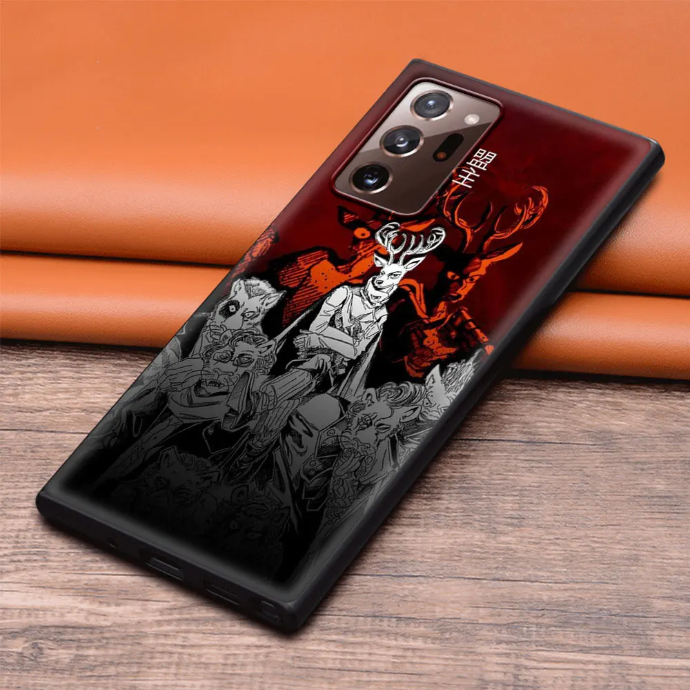 

Luxury Shockproof Case for Samsung Galaxy Note 20 Ulrta Coque Cover for Galaxy Note 10 9 8 Plus 5G Shell Beastars Anime