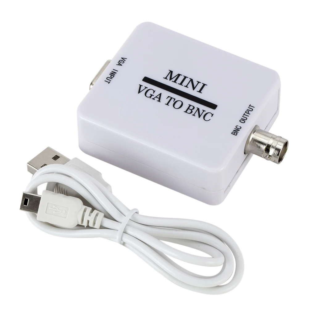 VGA к BNC видео конвертер Мини HD адаптер цифровой коммутатор коробка для HDTV монитор |