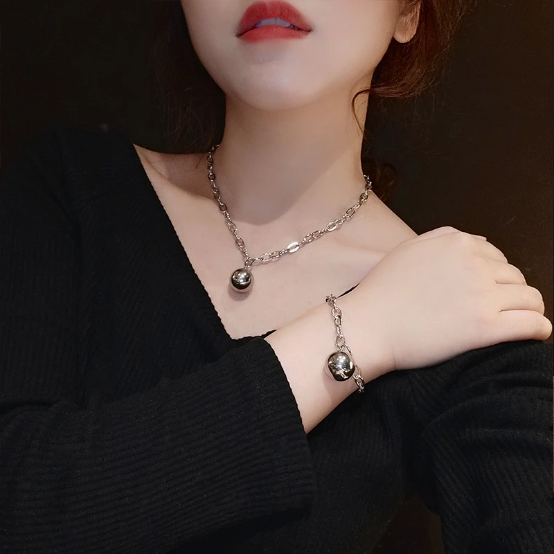 Южнокорейское простое холодное стильное шикарное универсальное Ожерелье