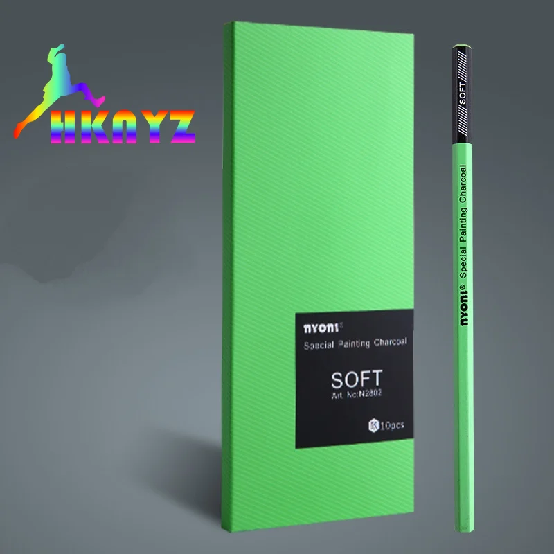 

Ручка-карандаш угля Neoni, ручка-карандаш угля для скетчинга, мягкая средняя твердая профессиональная ручка-карандаш для рисования, углеродна...