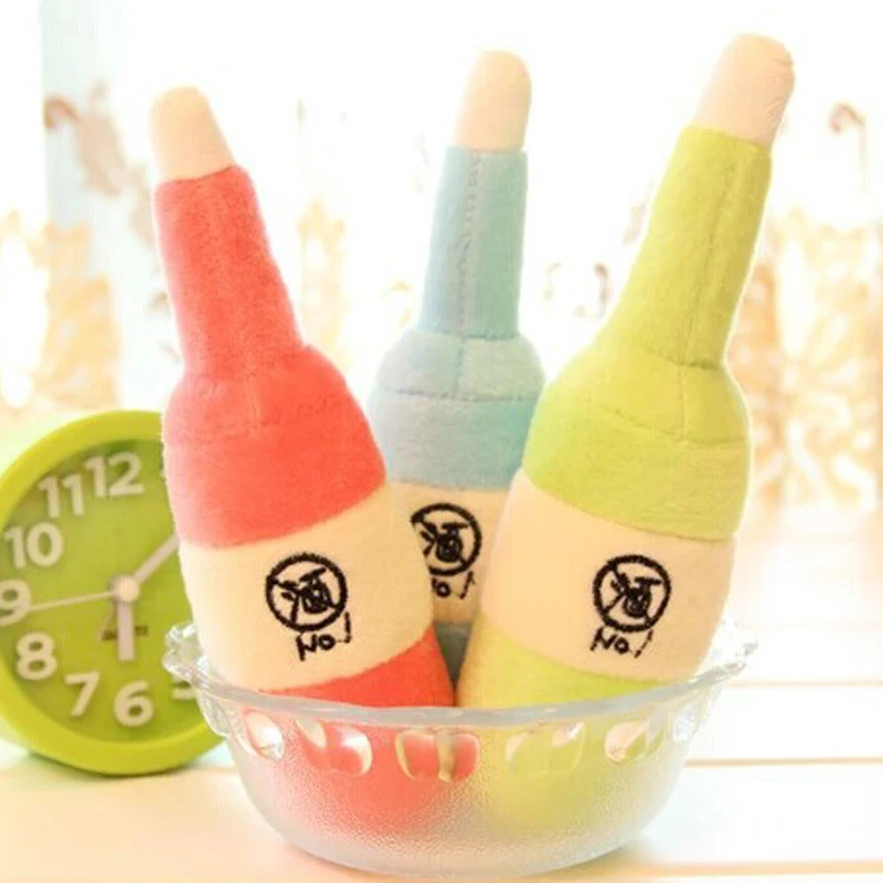 

Pet Dog Training Toy Non-toxic Toy Milk Fragrance Foam Soda Bottle TPR Molar Teeth Cleaning Dog Toy Pet Products Dropship