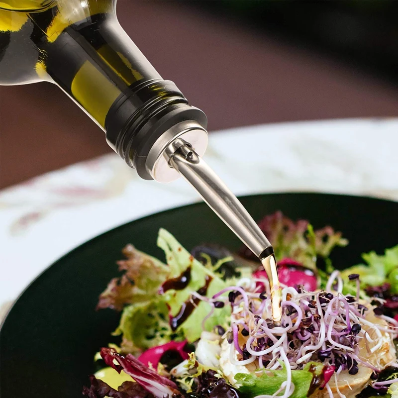 Классический конический носик для бутылок из нержавеющей стали 24 шт. БЕЛЫЙ