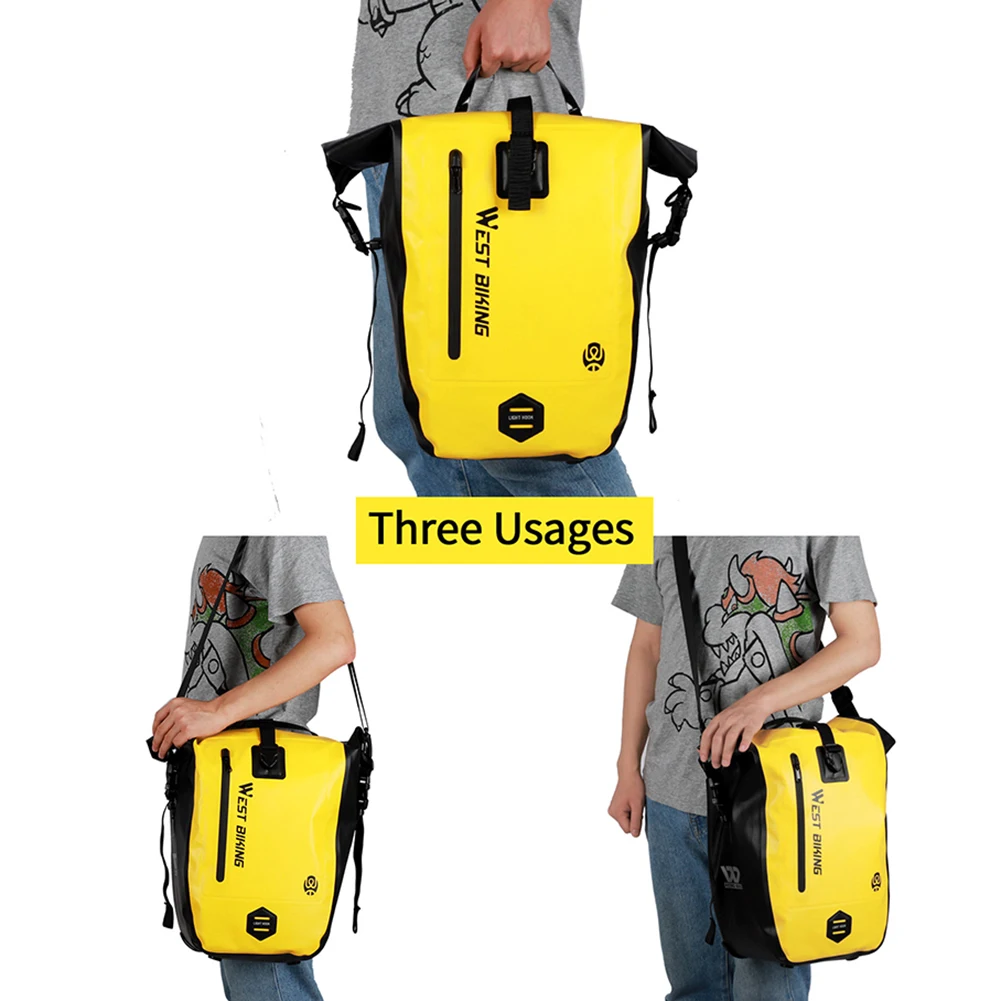 Водонепроницаемая велосипедная сумка дорожная корзина задняя стойка багажник