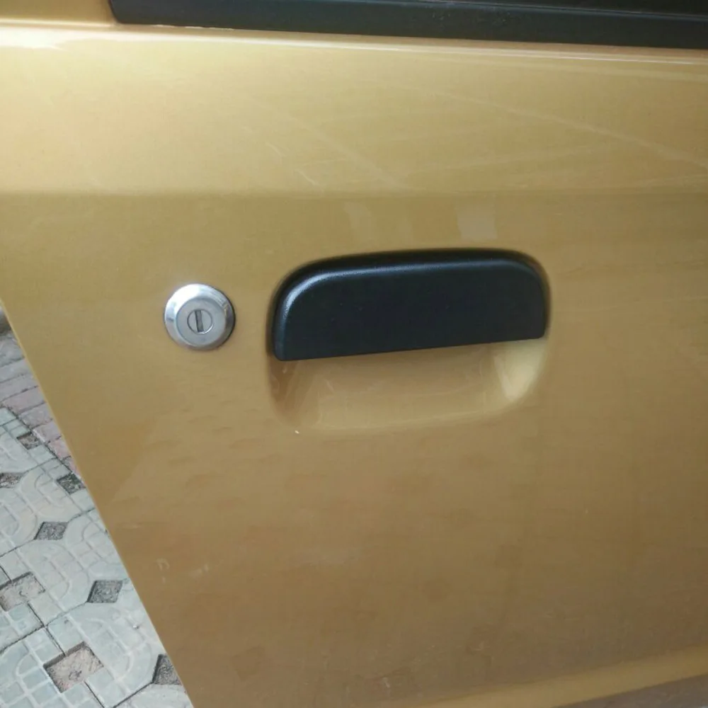 Черная внешняя Передняя Задняя правая боковая дверная ручка часть автомобильный