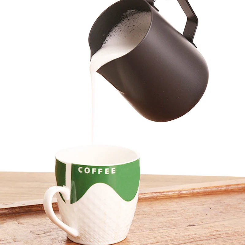 Молочник для кофе эспрессо Barista Ремесло Кофе Латте Кружка для взбивания молока кружка из нержавеющей стали 350 мл