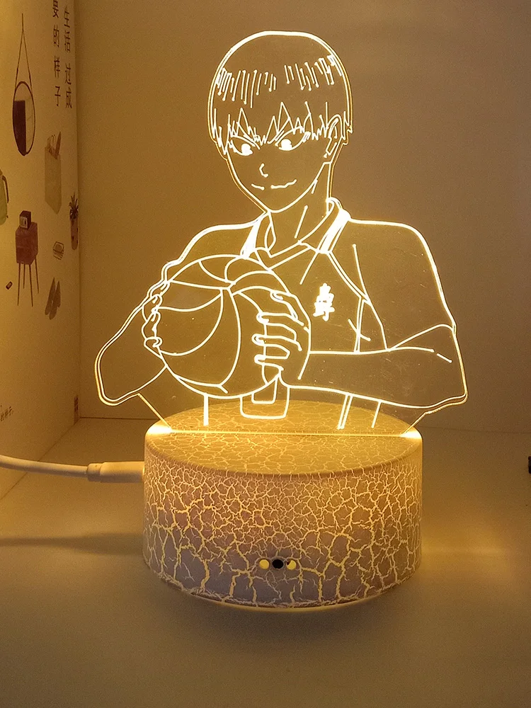 

Haikyuu kageyama tobio 3d led lamp for bedroom manga night lights anime action figures Decoration lampara de noche dormitorio