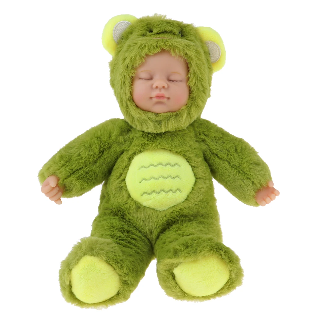 Милая имитация новорожденного спящего ребенка кукла для младенца реалистичные