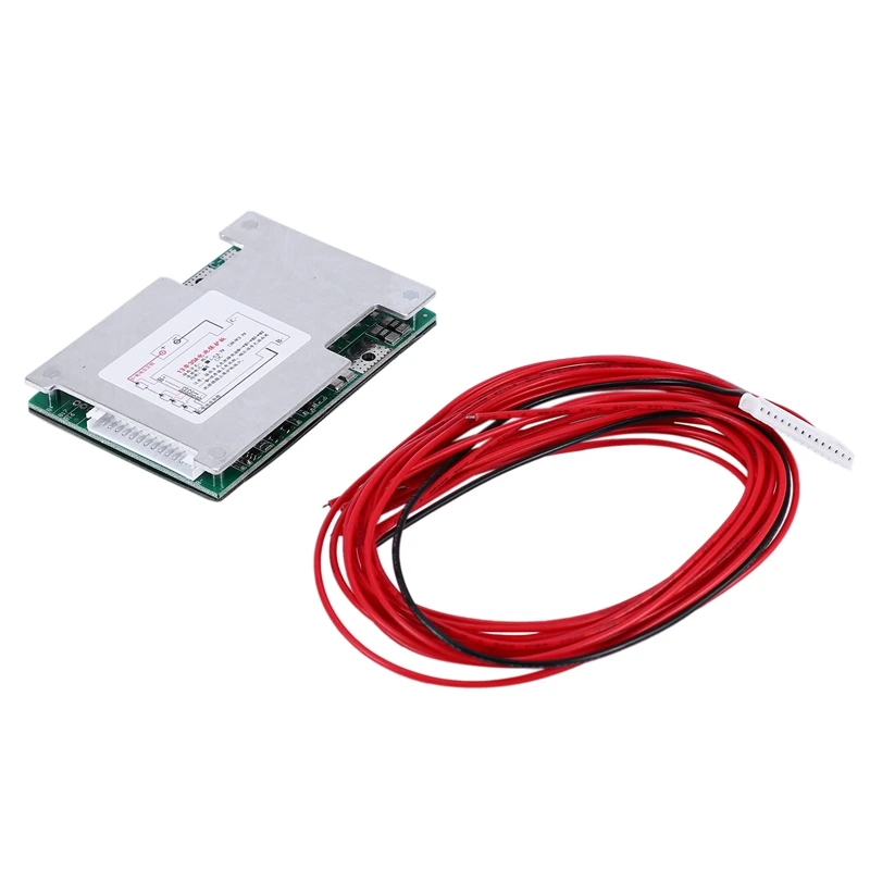 Hot 3C-13S 48V 30A Li-Ion Lipolymer Battery Protection Board BMS PCB with Balance Heatsink for E-Bike EScooter | Электроника