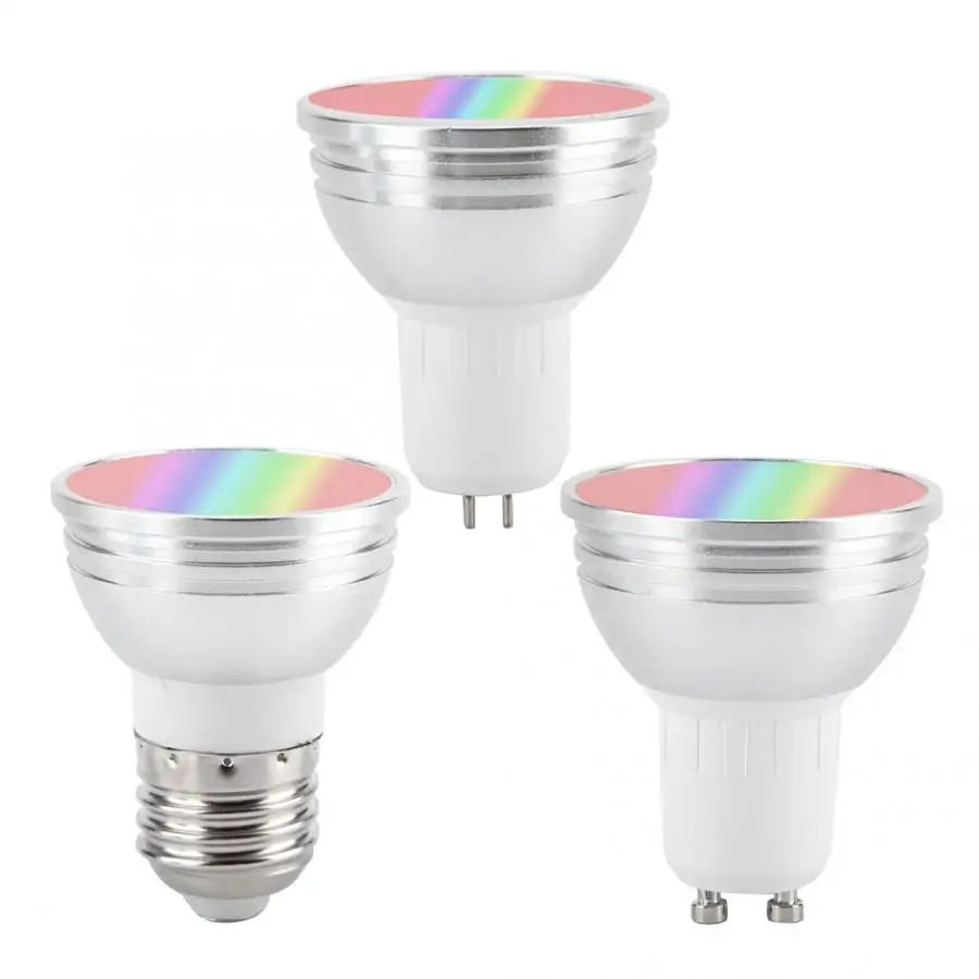 Светодиодная лампа E27/GU10/GU5.3 RGB + CW с Wi Fi 6 Вт|Светодиодные лампы и трубки| |