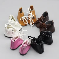 aaaa high quality52 8cm pu leather doll boots dolls shoes fit for 14%e2%80%9d exo doll 16 bjd doll cute shoes doll accessories