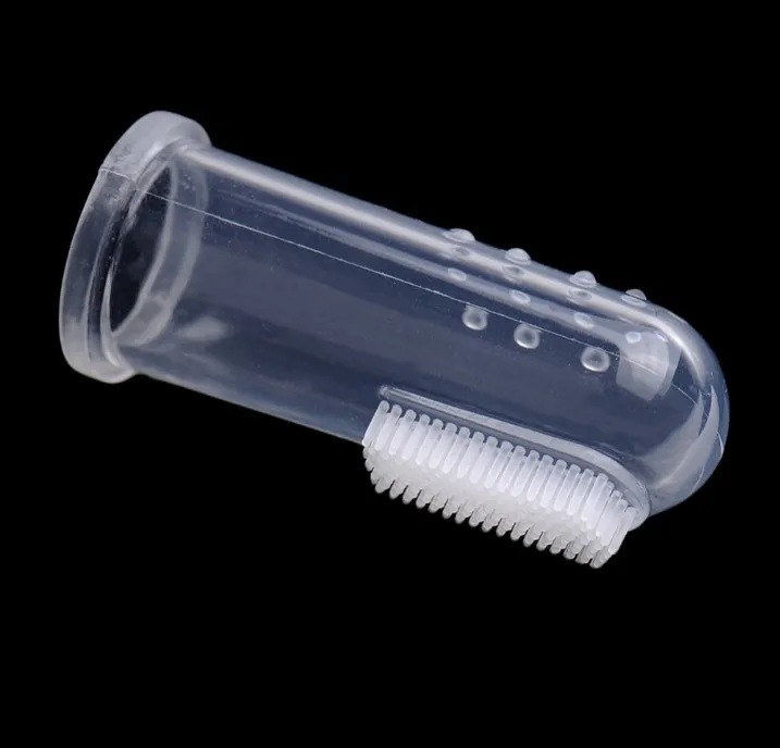 1pcs Hot Selling Super Soft Pet Finger Toothbrush Dog Brush Bad Breath Tartar Teeth Tool Cat Cleaning Supplies |