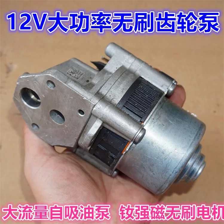 12V высокой мощности голой Магнитный бесщеточный мотор Шестерня масляный насос сильный самозаполняющийся масляный насос большой поток циркуляционный масляный насос