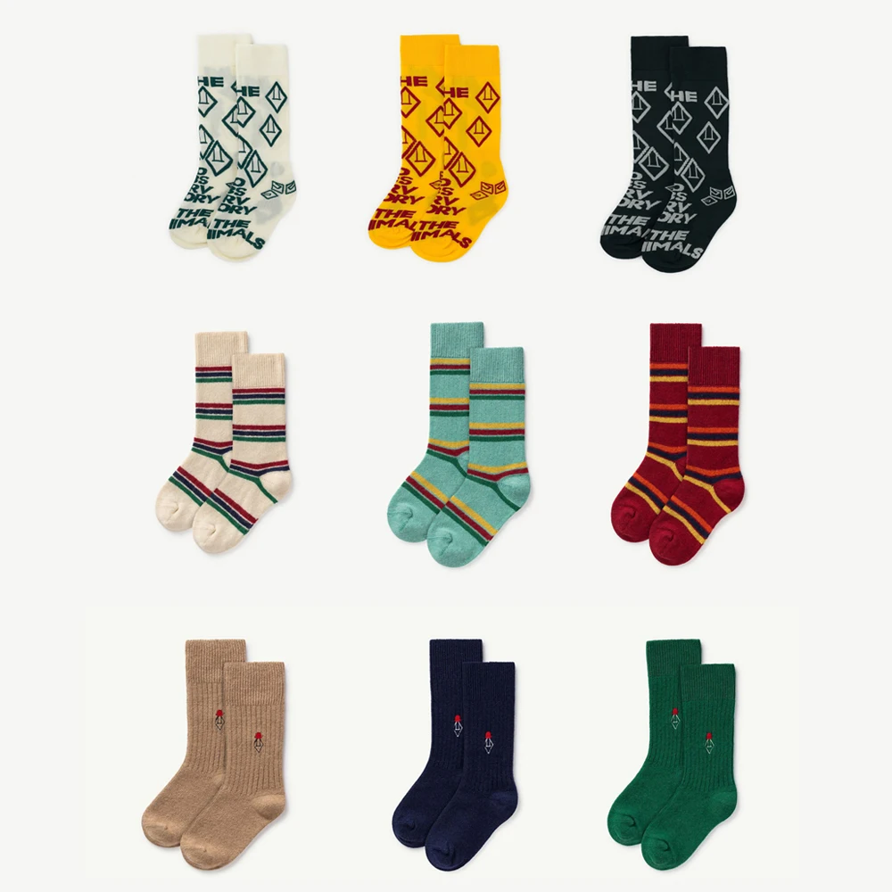 Гольфы для маленьких девочек Осень-зима 2019 детские спортивные носки из чесаного