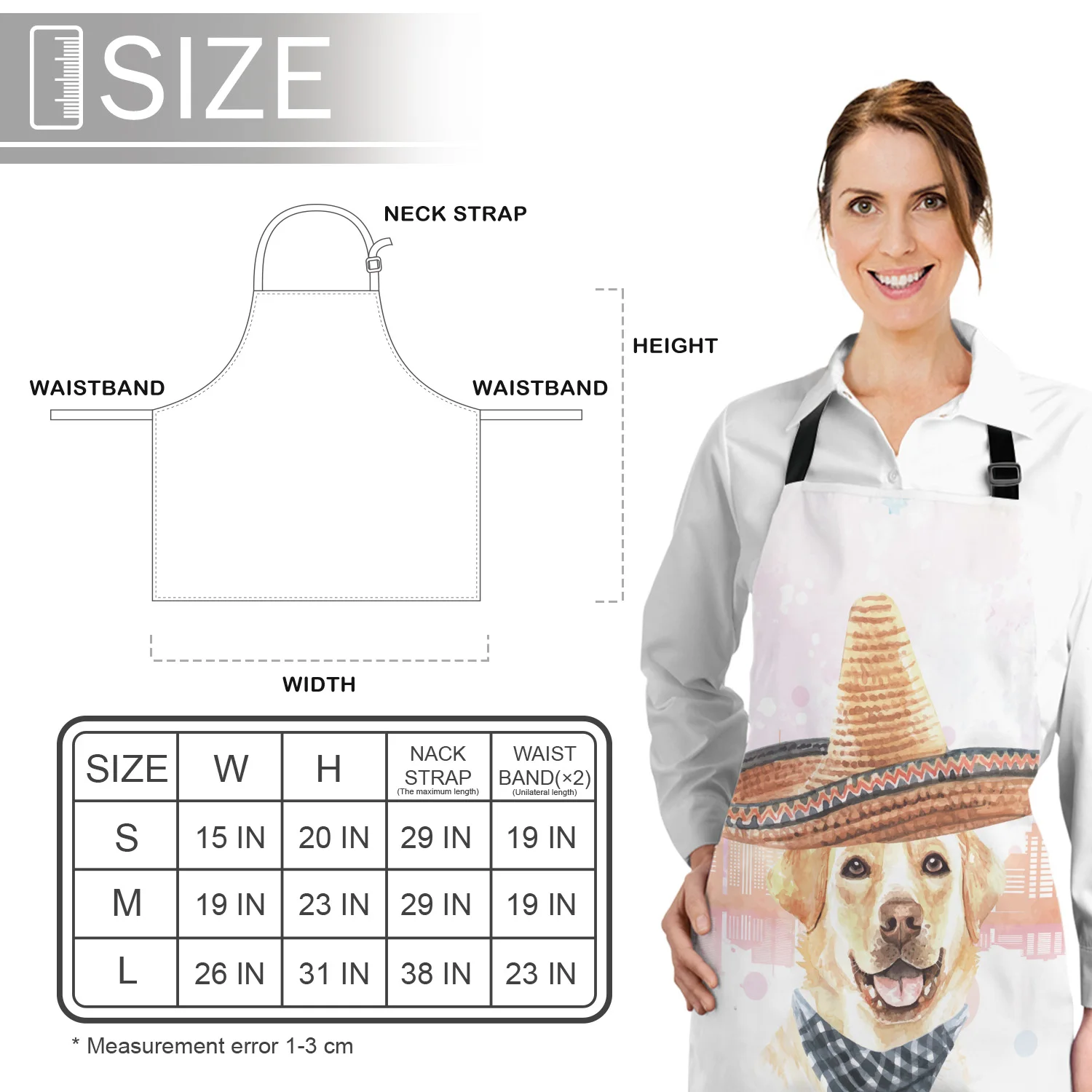 Смешной фартук Ванкувер город здание Собака Золотой ретривер Кухонные фартуки