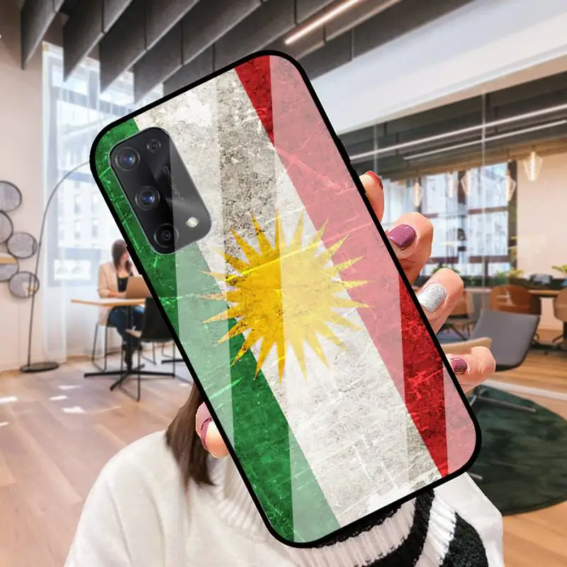 Флаг Курдистана RUICHI для Oppo R9 11 17 PRO F5 7 9 A5 37 57 59 83 стеклянная оболочка | Мобильные