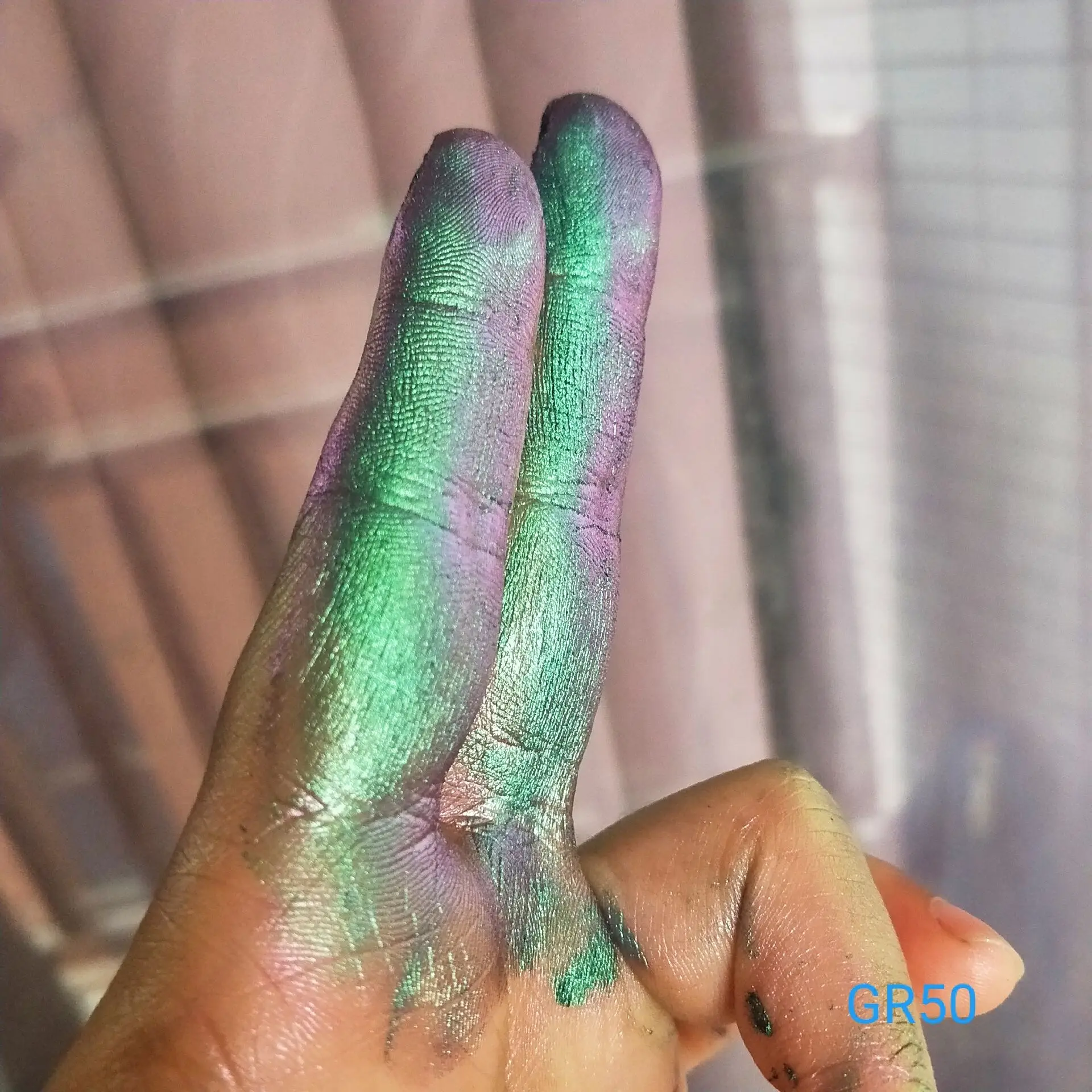 Хромированные Разноцветные Тени для век Хамелеон модель 1 г/лот|Блестки тела| |