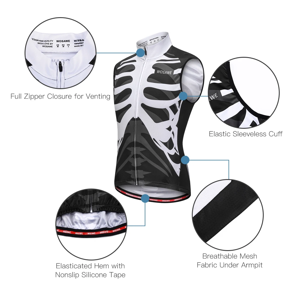Майка велосипедная без рукавов дышащая майка для горного велосипеда топ езды на