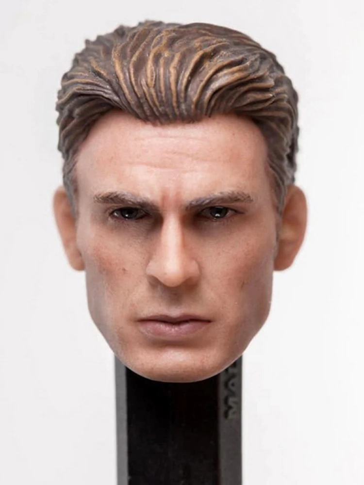 1/12 Капитан Америка Steve Rogers голова скульптура подходит для SHF 6 ''экшн-игрушки; Железный человек Tony Stark фигурка модель аксессуар