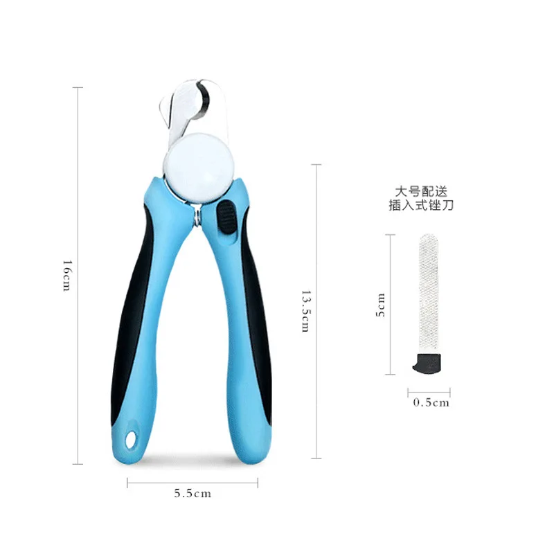 

N.Bin Pets Cat Dog Nail Clippers and Trimmer Razor Sharp Blades Dog Supplies for Small Medium Large Glad Clean and go Pet