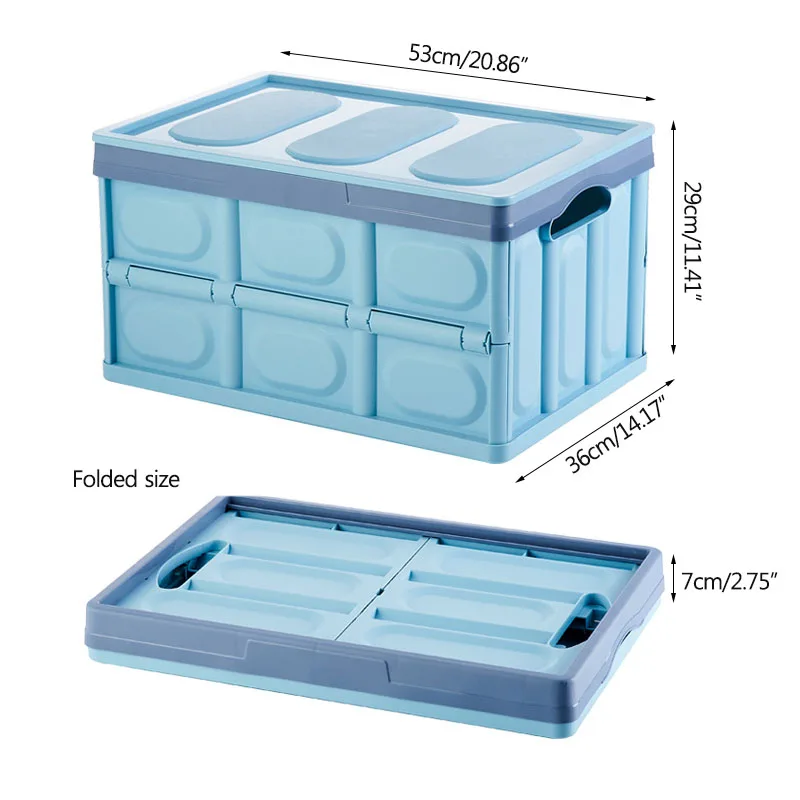Складной ящик для хранения офиса и дома Многофункциональный пластиковый