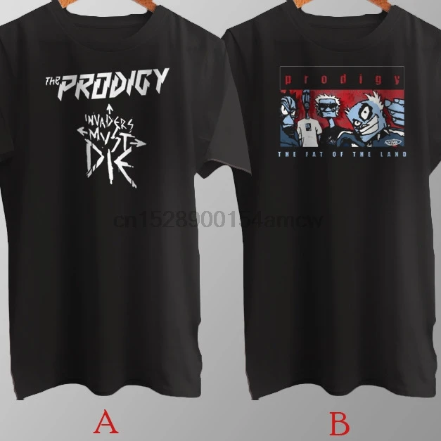 Prodigy The английская электронная группа новая хлопковая футболка|Мужские футболки|